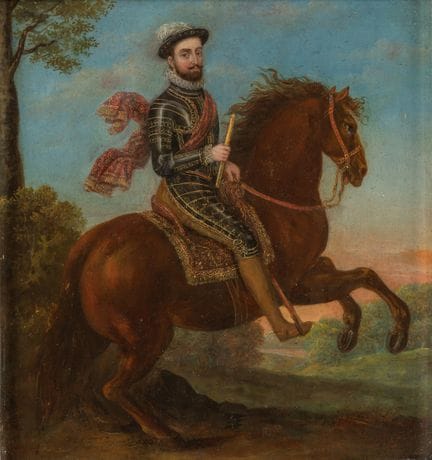 Unknown Master   17th/18th century. Nobleman on Ho