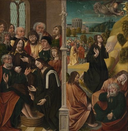 Rhenish School   Early 16th century. The Washing o