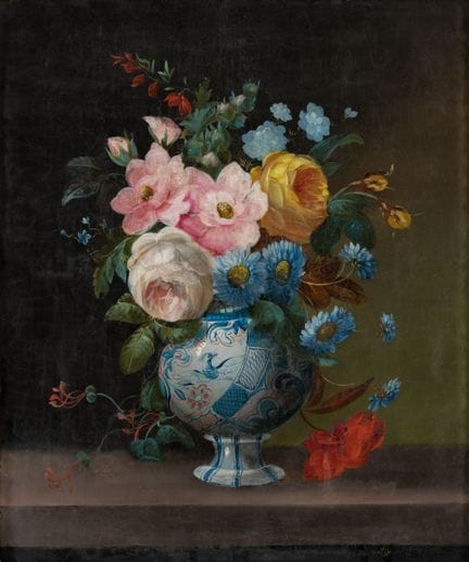 French School   18th/19th century. Floral still li