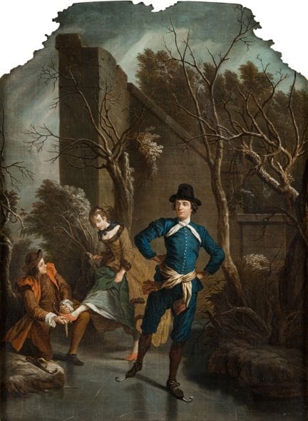 French or Berlin School   18th century. Fun on the