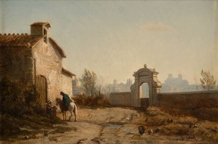 Firmato in modo poco leggibile   XIX secolo. Oster