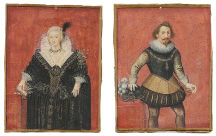 Zwei Portraits   Deutsch oder Österreich Mischt./P