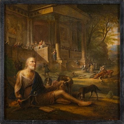 Unknown Master   18th century. A Tragedy.  Oil on 