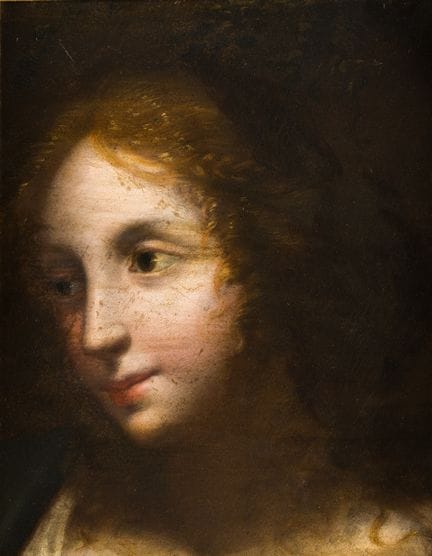 Italian School   17th century. Head of a Woman.  O