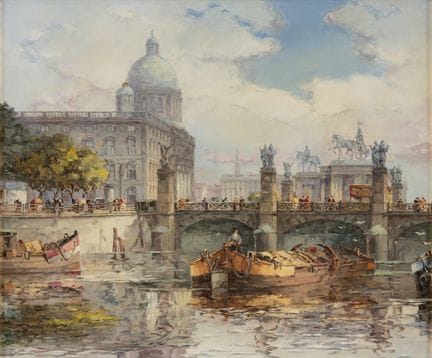 Miesler, Horst   1934 Breslau: View of Berlin. Sig