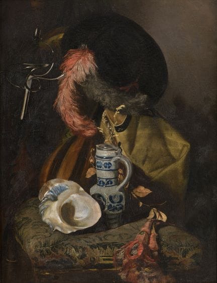 Maestro sconosciuto   XIX secolo. Natura morta con