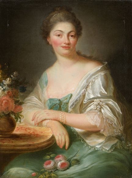 Italian Master   18th-century portrait of a woman.