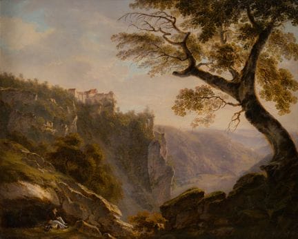 Russian Master   Dated 1829. Vast Landscape. Artis