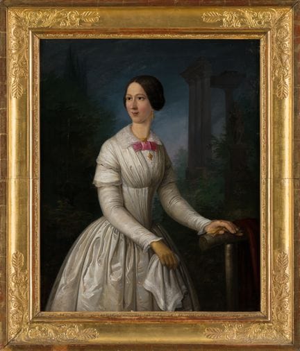 Four Biedermeier portraits   Early 19th century. O