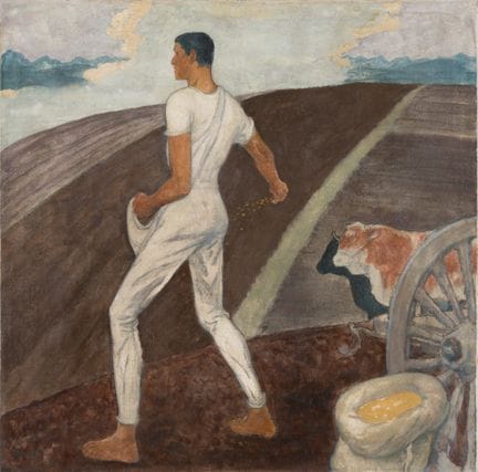 Erler, Fritz   1868 Berlin – 1940 Munich *The Sowe