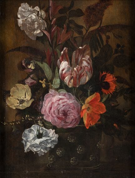 Niederländischer Meister   17. Jhdt. Blumenstillle
