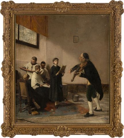 Unknown Master   19th century. The Singing Rehears