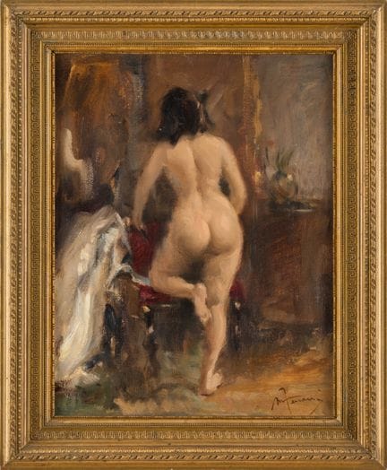 Indistinctly signed. Early 20th century. In the Bo