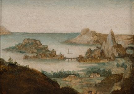 Flämische Schule   16./17. Jhdt. Küstenlandschaft.