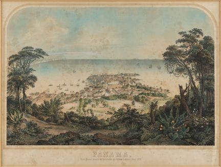 Panamá. Vista general tomada desde el Cerro Ancón 