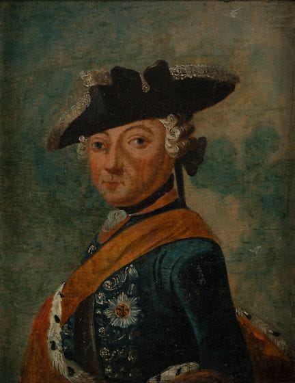 German Master   18th century. Frederick the Great.
