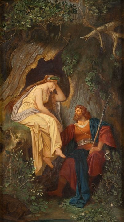 German Master   19th century. King Crocus and the 