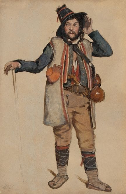 Knebel, Franz   1809 La Sarraz - 1877 Roma Pastore