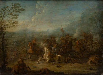 Flemish or Dutch   17th/18th century cavalry battl