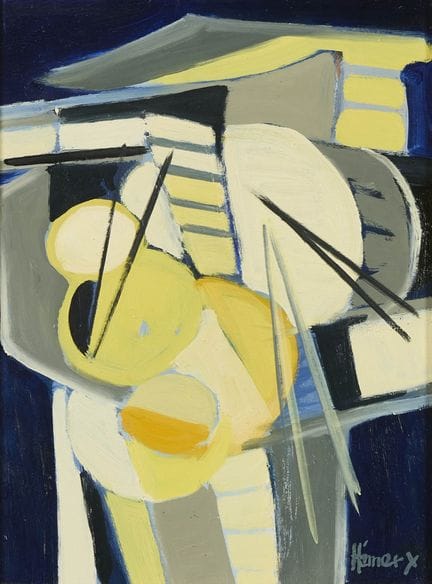 126 Paul HEMERY  (1921-2006)
Orchestra, 1993.
Olio
