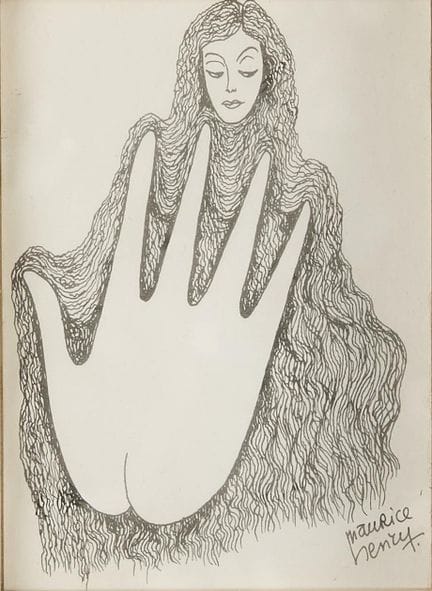 35 Maurice HENRY (1907–1984)
Die Frau 
Mit Tinte g