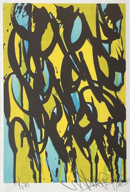 19 JONONE (nacido en 1963)
Composición 
Litografía