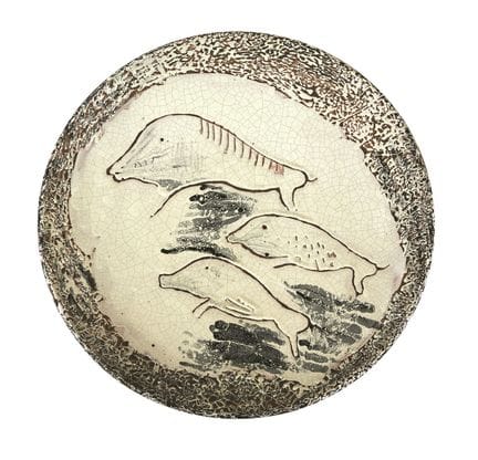 253 PRIMAVERA Francia
Piatto circolare in maiolica