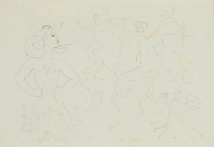 4 Jean COCTEAU (1889–1963), nach
„La Danse“
Farbig