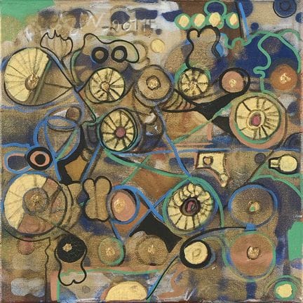 136 Roger FREZIN (1927-2012)
Composizione su fondo