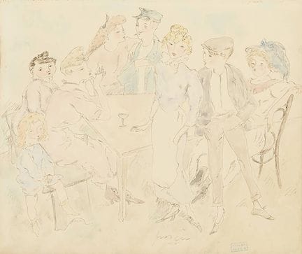 27 Jules PASCIN (1885–1930)
Ein hartes Wort
Tinte 