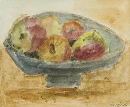 117 Arthur VAN HECKE (1923–2003)
Die Obstschale
Aq