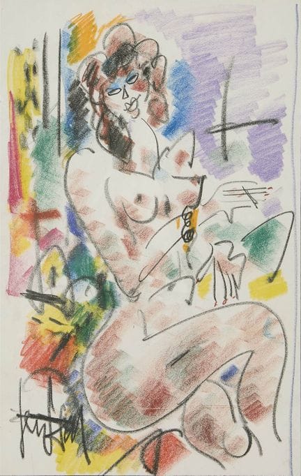 105 GEN PAUL (1897-1975)
Giovane donna seduta, 196