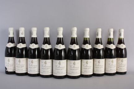 9 B VOLNAY CLOS DES CHÊNES (1er Cru) Etikett leich