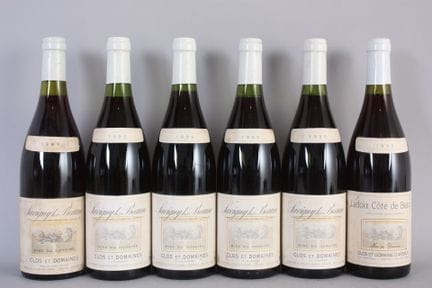 1 B SAVIGNY-LES-BEAUNE Rotwein (mit leichten Fleck