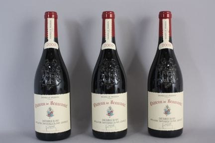 3 B CHÂTEAUNEUF-DU-PAPE Red  Château de Beaucastel