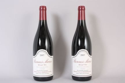 2 B BONNES-MARES (Grand Cru) — a few marks on the 