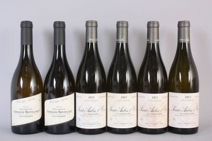 4 B SAINT-AUBIN LA CHATENIERE Weiß (1er Cru) mit l