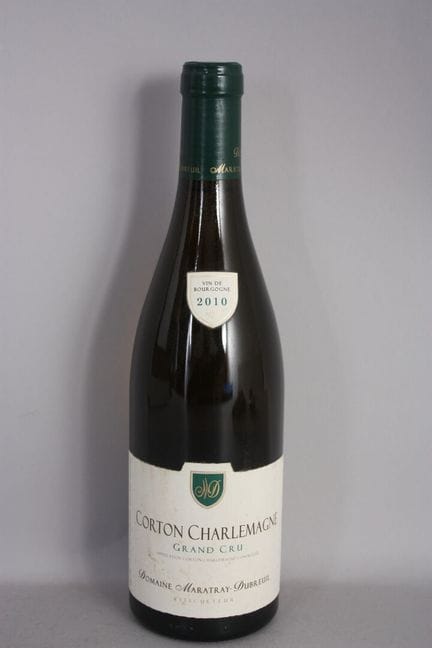 1 B CORTON-CHARLEMAGNE (Grand Cru), Etikett sehr l