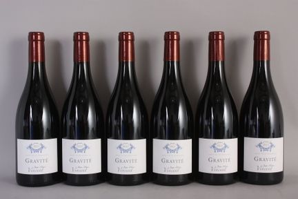 6 B SANTENAY „GRAVITE“ Rotwein (Originalkarton) Je