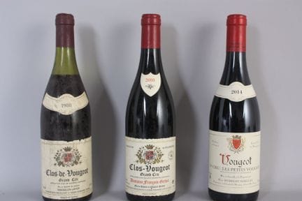 1 B CLOS DE VOUGEOT (Grand Cru) 4,2 cm; Oberkante 