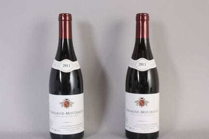 2 Flaschen CHASSAGNE-MONTRACHET Rot (Etiketten seh