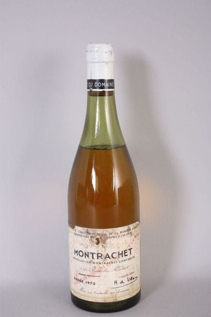 1 B MONTRACHET (Grand Cru) 5,7 cm; Etikette teilwe