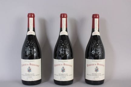 3 B CHÂTEAUNEUF-DU-PAPE Red  Château de Beaucastel