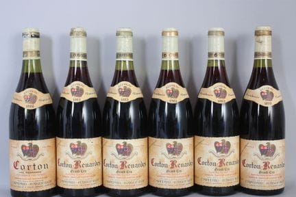 4 B CORTON-RENARDES Rotwein (Grand Cru) mit leicht