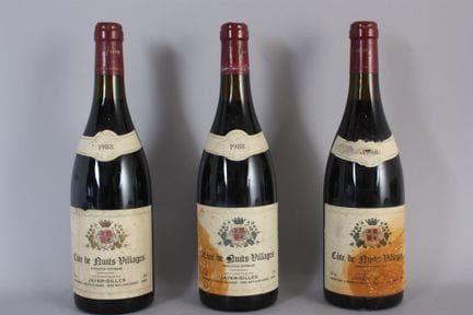 3 B CÔTE DE NUITS-VILLAGES Rot (starke e.t.h bis e