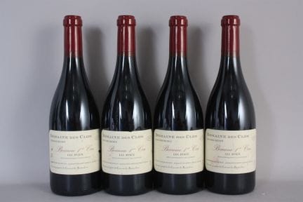 4 B BEAUNE LES AVAUX Rotwein (1er Cru) – Etiketten