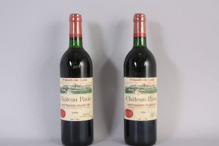 2 B CHÂTEAU PAVIE (B.G. or better; e.t.h.; 1 cork 