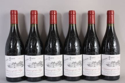 6 B CHÂTEAUNEUF-DU-PAPE "RESERVE" Red (Original Bo