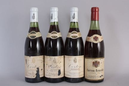 3 B CORTON-RENARDES Rotwein (Grand Cru) e.t.h, dav