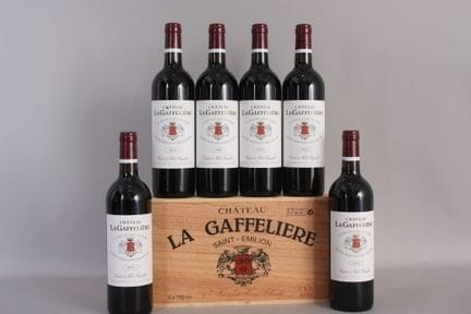 6 B CHÂTEAU LA GAFFELIERE (Original wooden case) 1